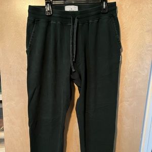 Reigning Champ Forest Green sweatpants; Men’s